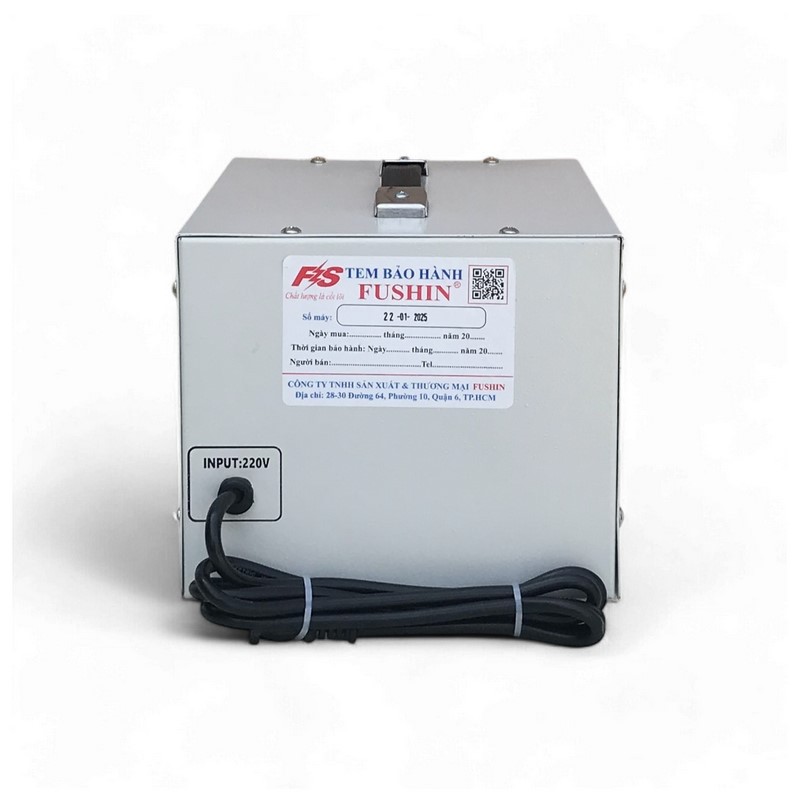 Ổn Áp 1 Pha 2KVA FUSHIN Dải 130V~250V Ra 110V-220V - Hình thực tế 4