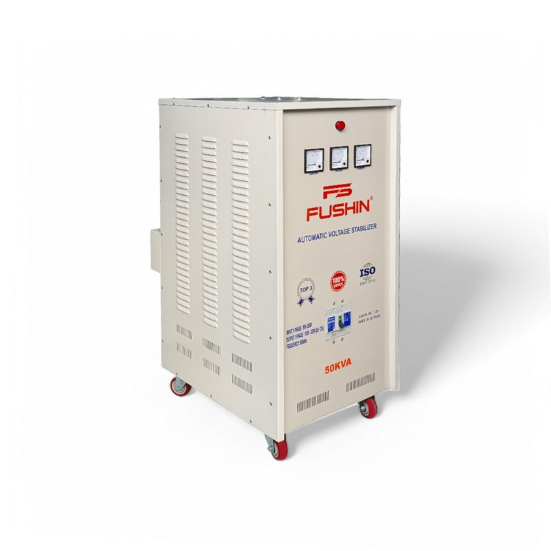 Ổn Áp 1 Pha 50KVA FUSHIN Dải 50V~250V Ra 110V-220V – Hình ảnh sản phẩm thực tế 2