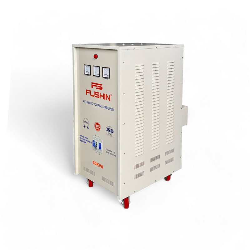 Ổn Áp 1 Pha 50KVA FUSHIN Dải 90V~250V Ra 110V-220V - Hình thực tế 3