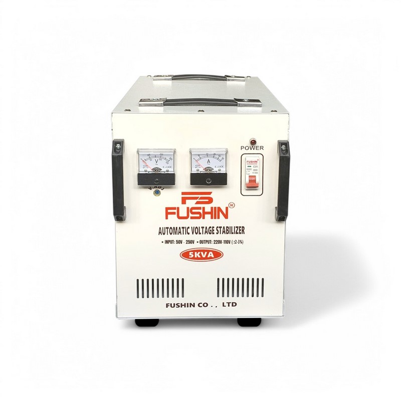 Ổn Áp 1 Pha 3KVA FUSHIN Dải 50V~250V Ra 110V-220V – Hình ảnh sản phẩm thực tế
