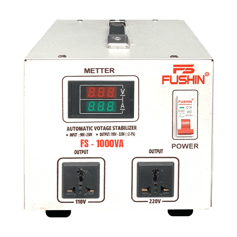 Ổn áp 1Pha 1KVA dải 90V~250V