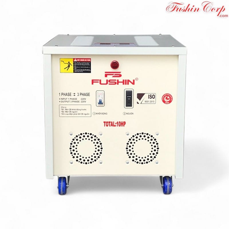 Biến Áp 1 Pha 220V Ra 3 Pha 220V 10HP FUSHIN - Hình 1