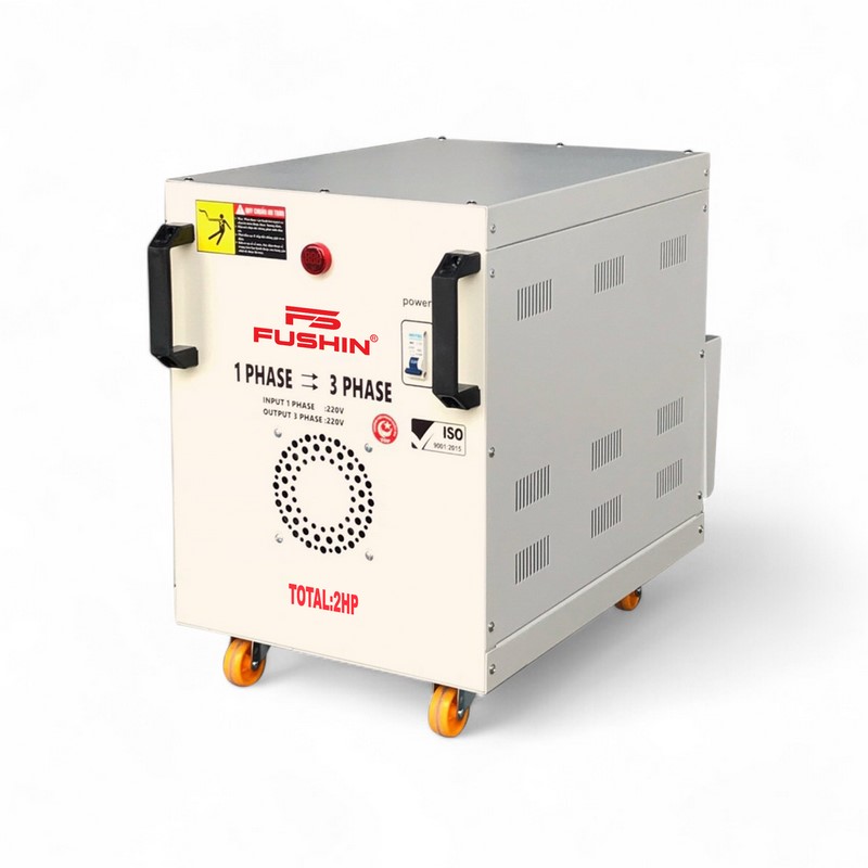 Biến Áp 1 Pha 220V Ra 3 Pha 220V 2HP FUSHIN - Hình 3