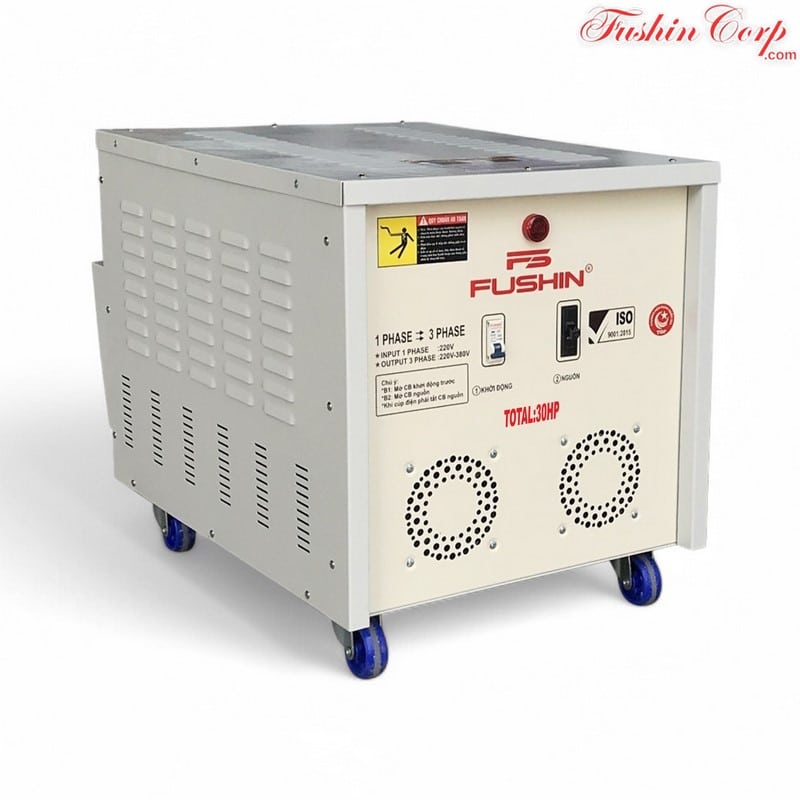 Biến Áp 1 Pha 220V Ra 3 Pha 220V 30HP FUSHIN - Hình 2