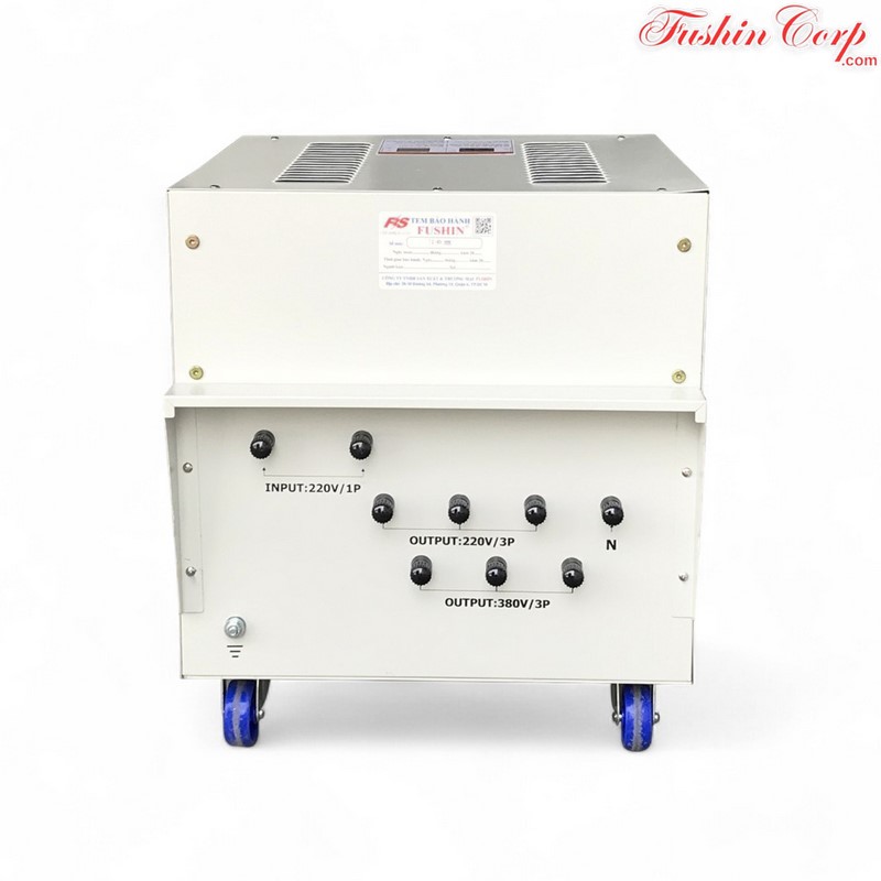 Biến Áp 1 Pha 220V Ra 3 Pha 220V Và 380V 15HP FUSHIN - Hình 4