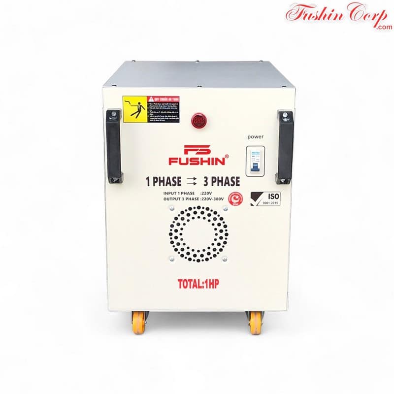Biến Áp 1 Pha 220V Ra 3 Pha 220V Và 380V 1HP FUSHIN - Hình 1
