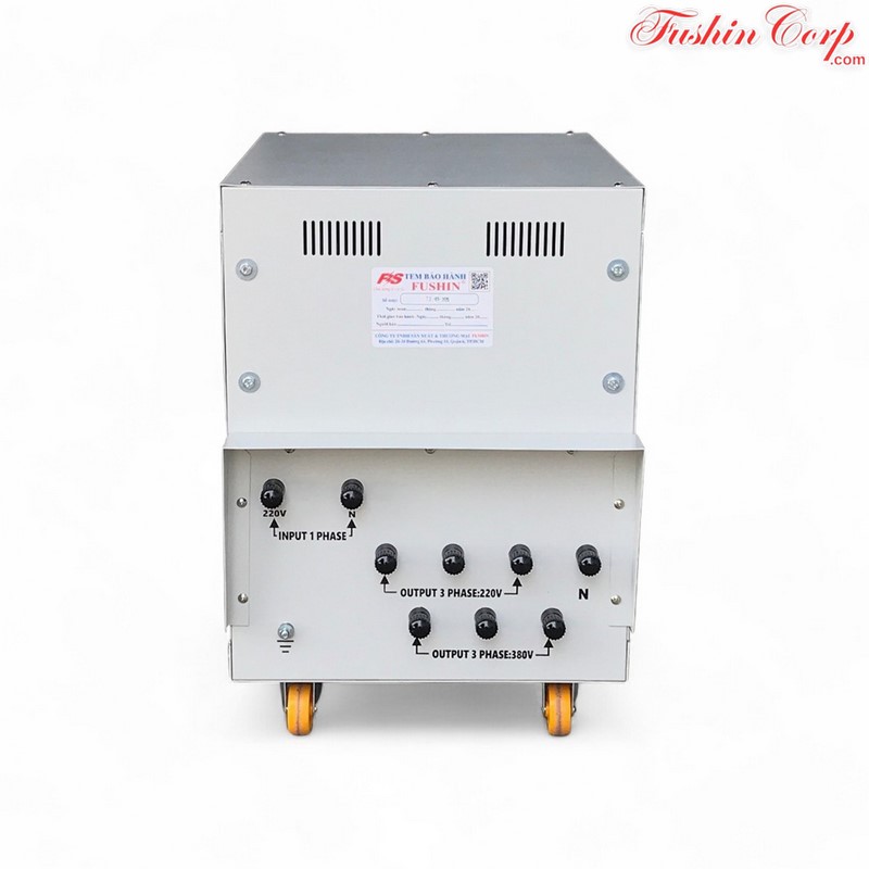 Biến Áp 1 Pha 220V Ra 3 Pha 220V Và 380V 1HP FUSHIN - Hình 4