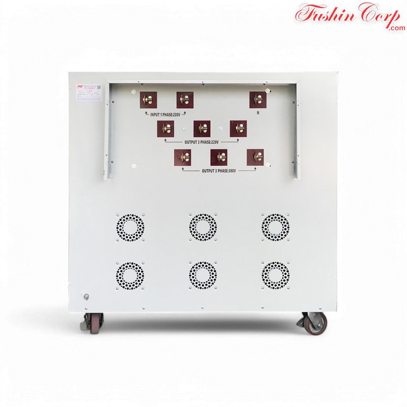Biến Áp 1 Pha 220V Ra 3 Pha 220V Và 380V 75HP FUSHIN - Hình 4