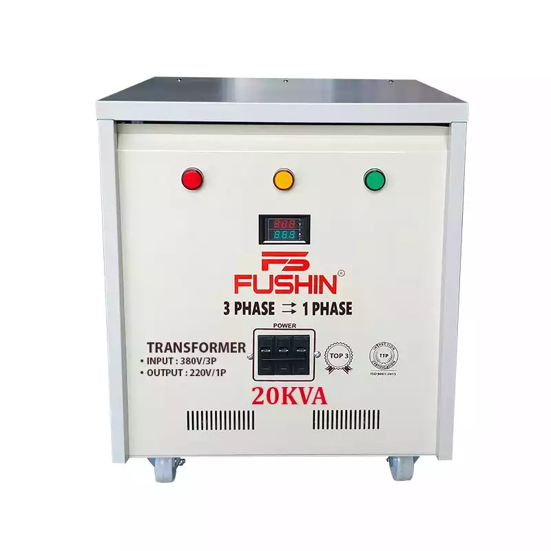 Biến áp 3 pha 380V ra 1 pha 220V 20KVA FUSHIN thông dụng - Hình 1