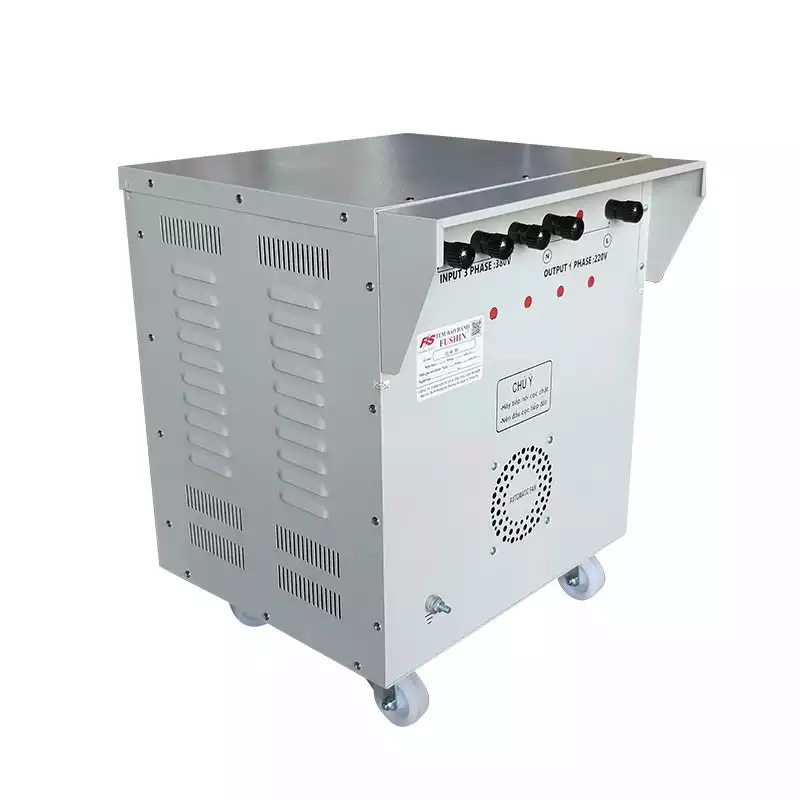Biến áp 3 pha 380V ra 1 pha 220V 3KVA FUSHIN dây đồng - Hình 3