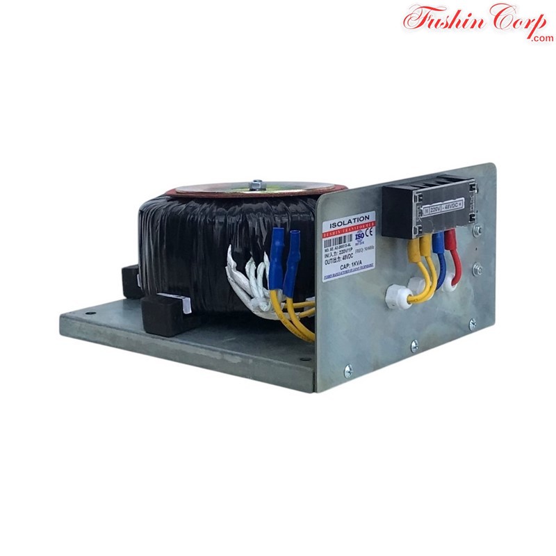 Biến Áp Trần Cách Ly 1 Pha 1KVA FUSHIN Vào 220V Ra 48VDC - Hình 3