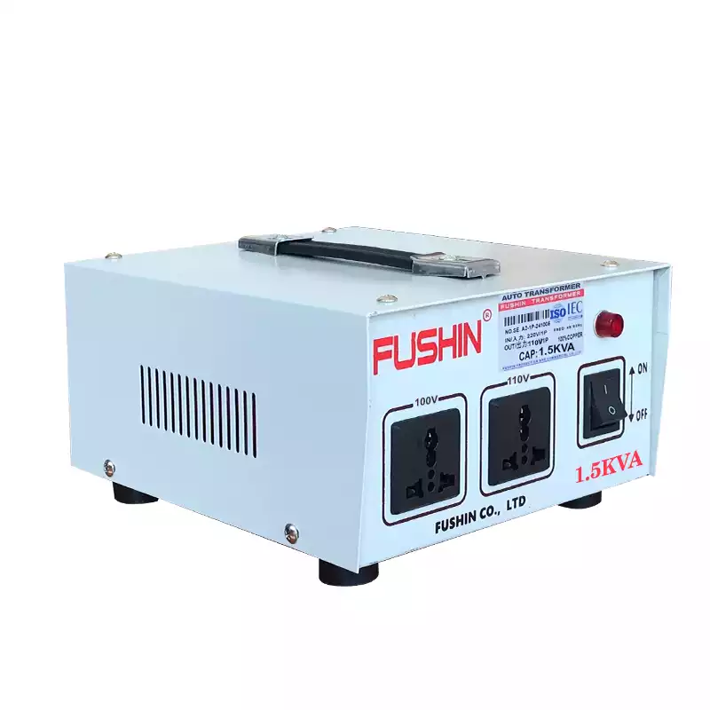 Biến Áp Tự Ngẫu 1 Pha 1.5KVA FUSHIN Vào 220V Ra 100V Và 110V Thông Dụng - Hình 3