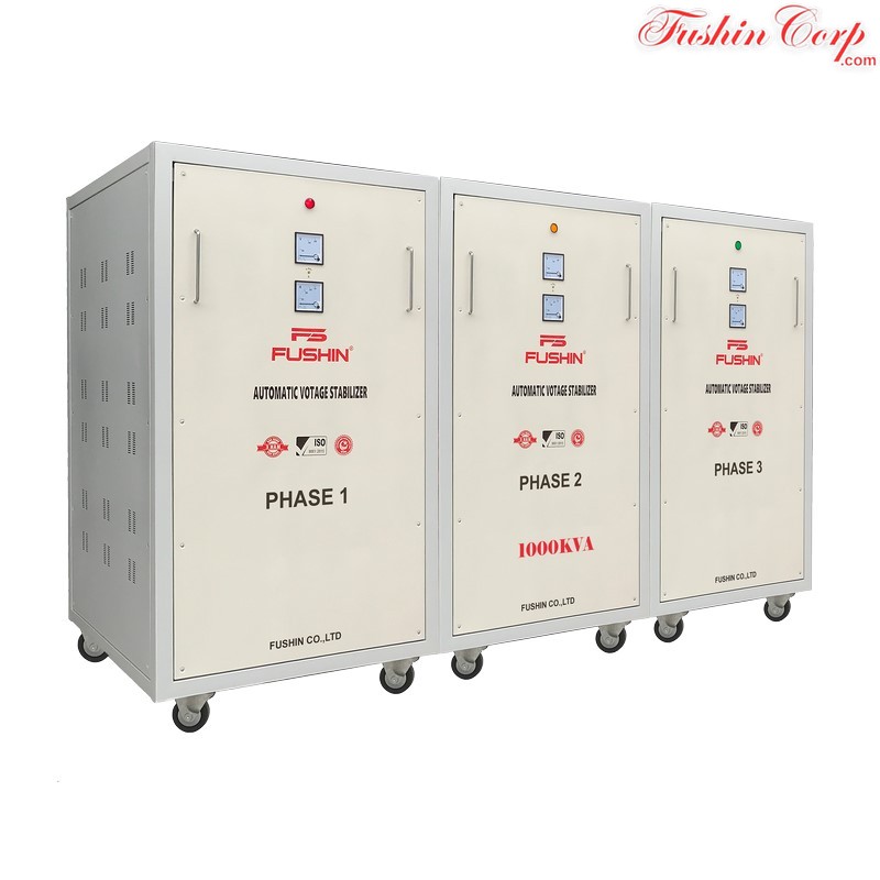 Ổn Áp 3 Pha 1000KVA FUSHIN Dải 260V~430V Ra 380V - Hình 3