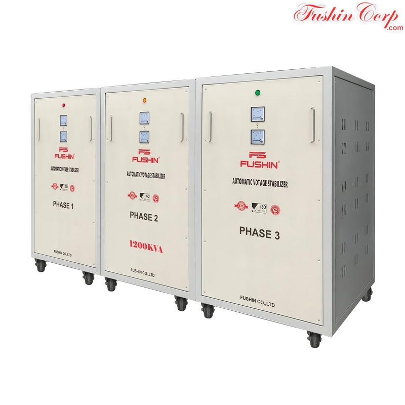 Ổn Áp 3 Pha 1200KVA FUSHIN Dải 260V~430V Ra 380V - Hình 2