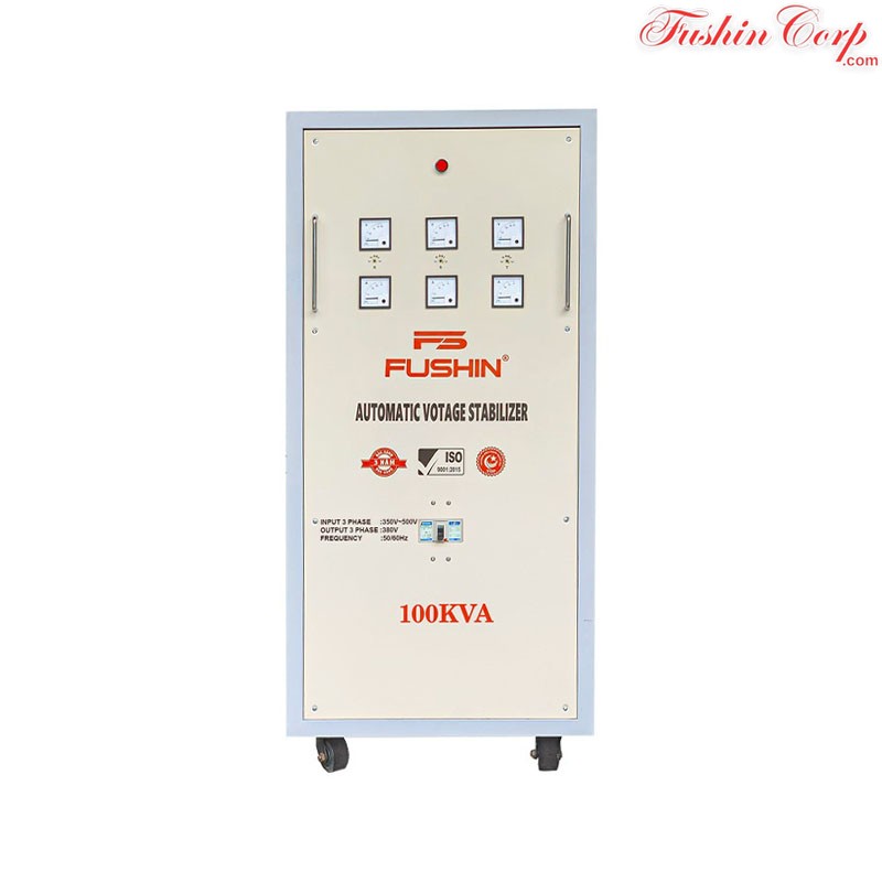 Ổn Áp 3 Pha 100KVA FUSHIN Dải 350V~500V Ra 380V Dành Cho Năng Lượng Mặt Trời - Hình 1