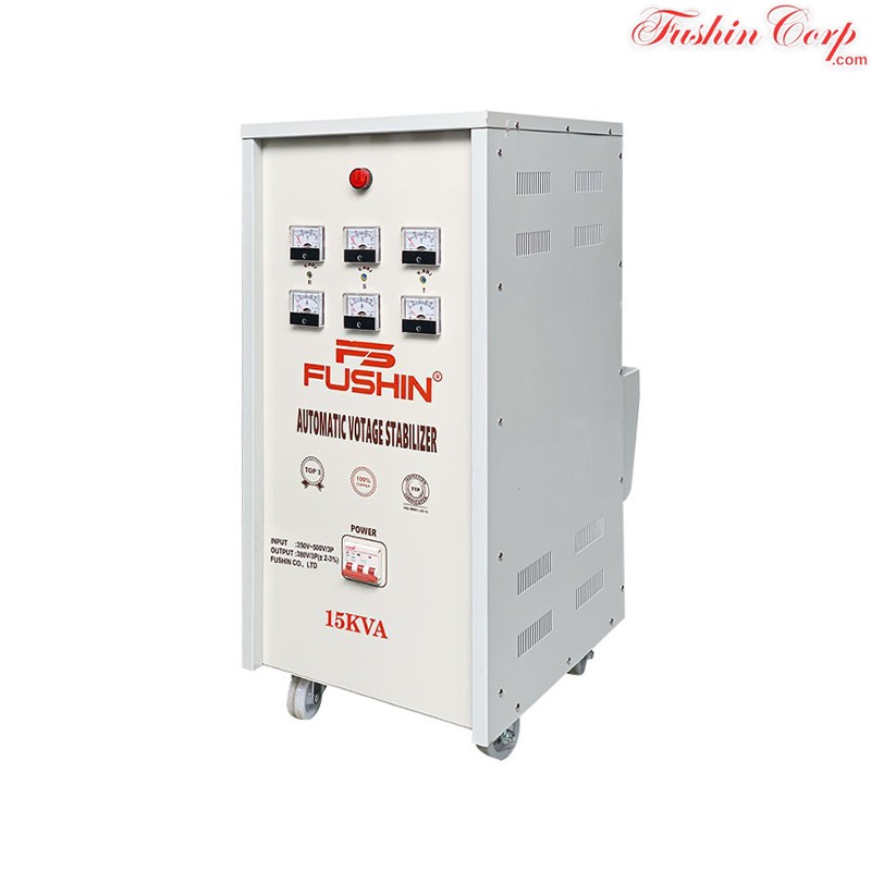 Ổn Áp 3 Pha 15KVA FUSHIN Dải 350V~500V Ra 380V Dành Cho Năng Lượng Mặt Trời - Hình 3