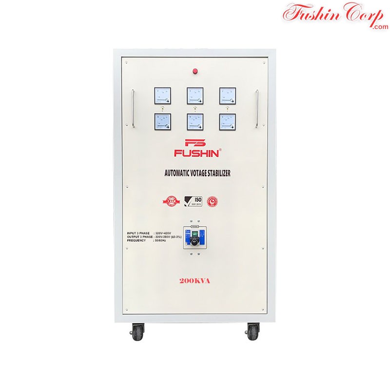 Ổn Áp 3 Pha 200KVA FUSHIN Dải 320V~430V Ra 220V Và 380V - Hình 1