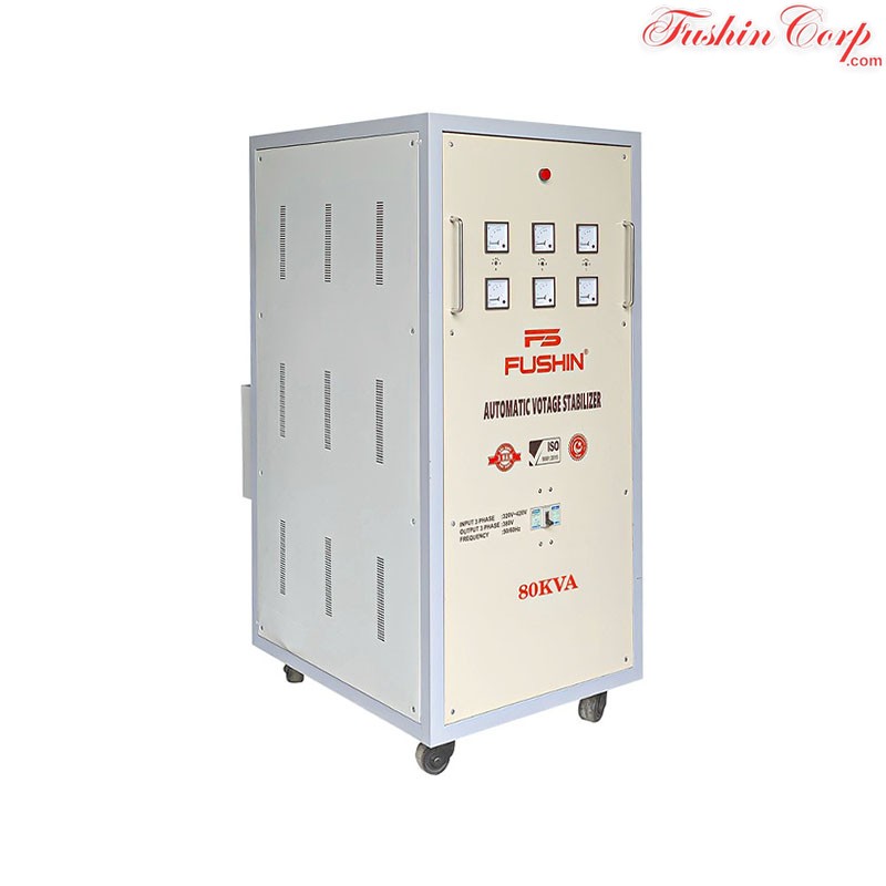Ổn Áp 3 Pha 80KVA FUSHIN Dải 320V~430V Ra 380V - Hình 3