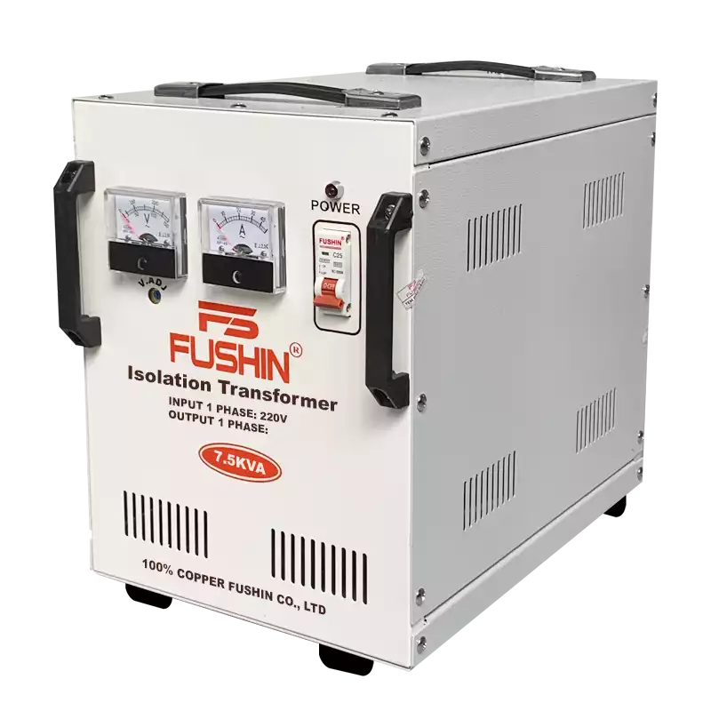 Biến Áp Cách Ly 1 Pha 3KVA FUSHIN Vào 220V Ra 100V-110V Dây Đồng - Hình 3