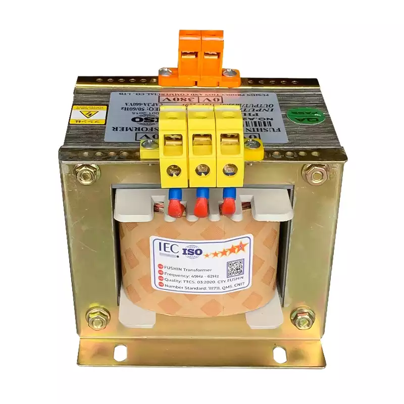 Biến Áp Trần Cách Ly 1 Pha 660VA FUSHIN Vào 380V Ra 220V Dây Đồng - Hình 4