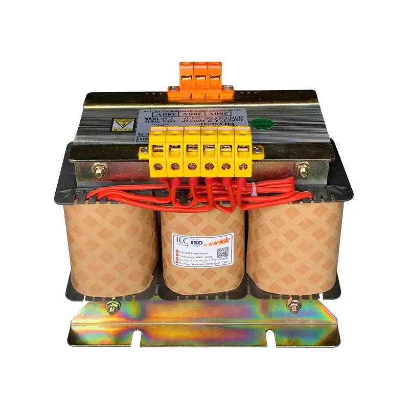 Biến Áp Trần Cách Ly 3 Pha 1KVA FUSHIN Vào 380V Ra 200V-220V Dây Đồng - Hình 4