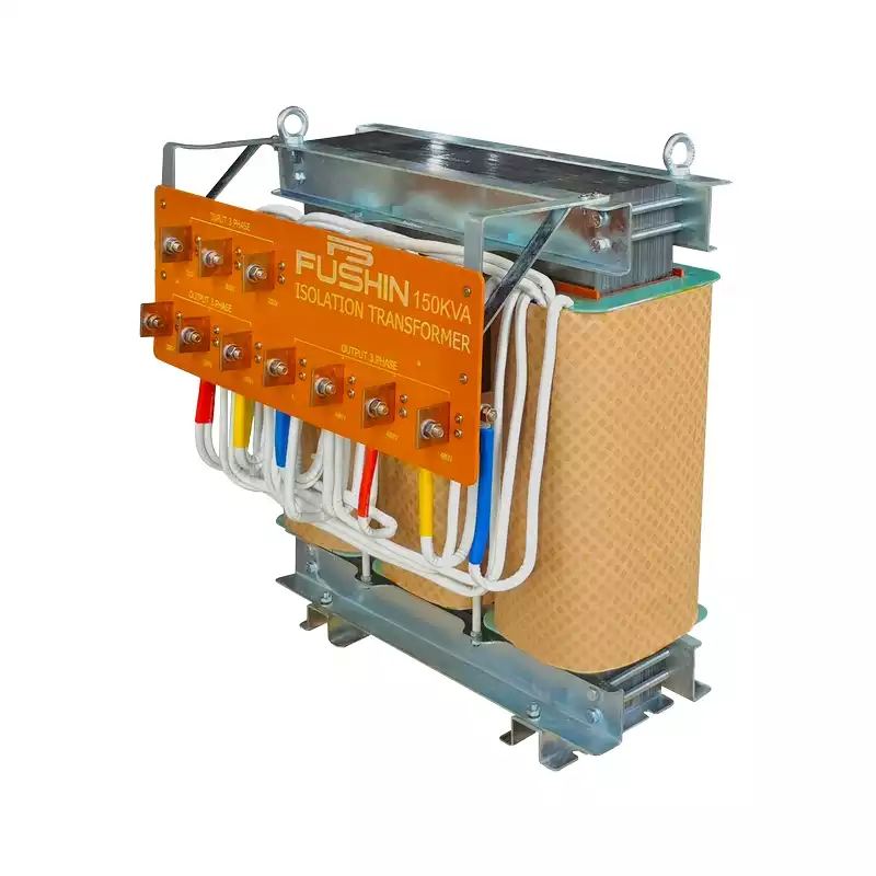 Biến Áp Trần Cách Ly 3 Pha 150KVA FUSHIN Vào 380V Ra 200V-220V Dây Đồng - Hình 2