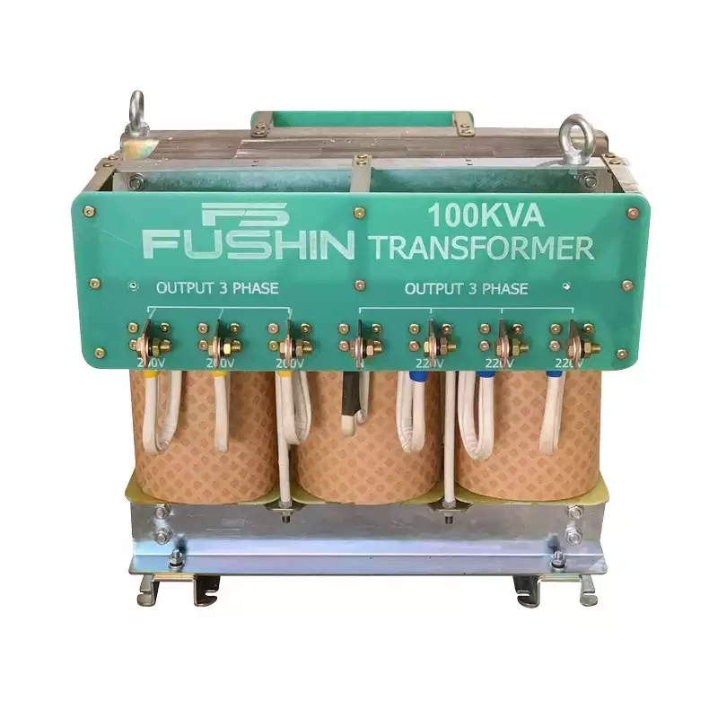Biến Áp Trần Tự Ngẫu 3 Pha 100KVA FUSHIN Vào 380V Ra 200V-220V Dây Đồng - Hình 1