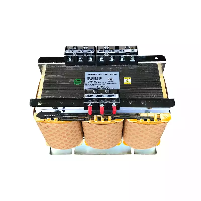 Biến Áp Trần Tự Ngẫu 3 Pha 10KVA FUSHIN Vào 380V Ra 200V-220V Dây Đồng - Hình 1