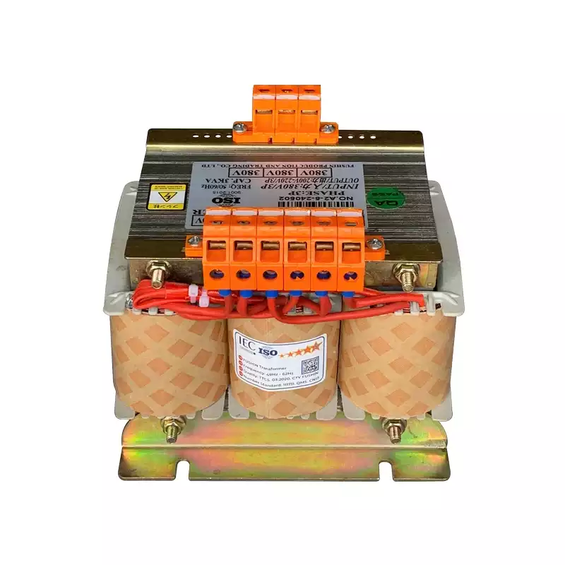 Biến Áp Trần Tự Ngẫu 3 Pha 3KVA FUSHIN Vào 380V Ra 200V-220V Thông Dụng - Hình 4