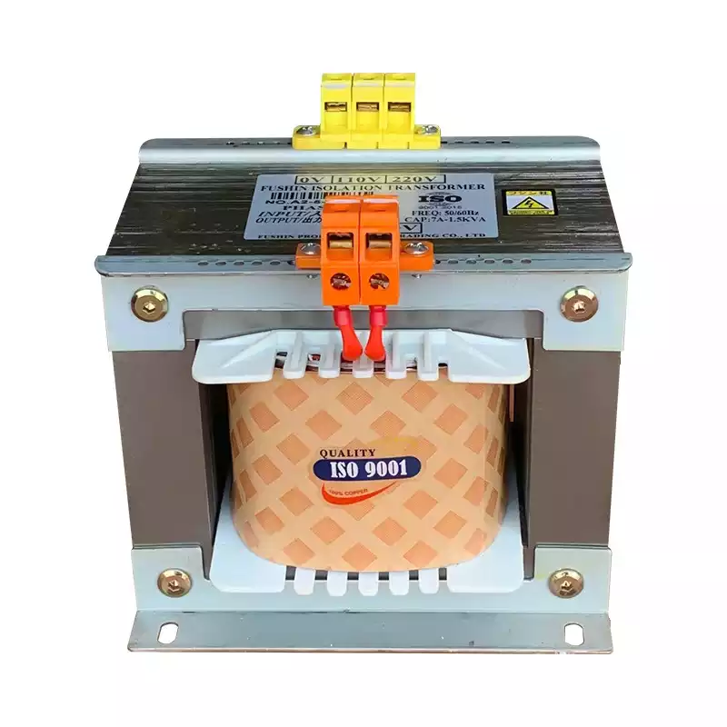 Biến Áp Trần Cách Ly 1 Pha 1.5KVA (7A) FUSHIN Vào 220V Ra 110V-220V Dây Đồng - Hình 4
