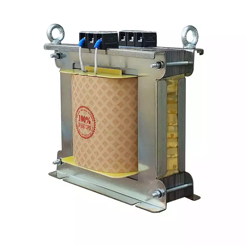 Biến Áp Trần Cách Ly 1 Pha 5.5KVA (25A) FUSHIN Vào 220V Ra 110V-220V Dây Đồng - Hình 3