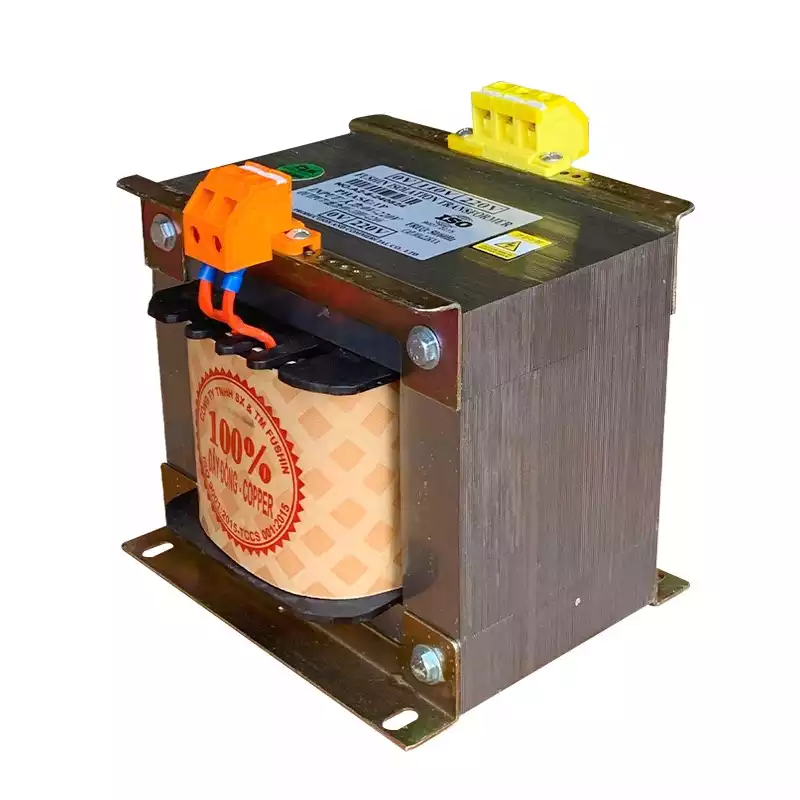 Biến Áp Trần Cách Ly 1 Pha 2.2KVA (10A) FUSHIN Vào 220V Ra 110V-220V Dây Đồng - Hình 3