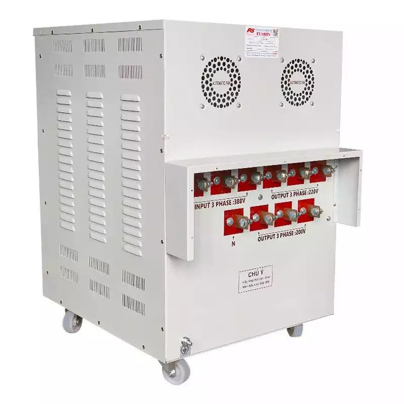 Biến Áp Tự Ngẫu 3 Pha 80KVA FUSHIN Vào 380V Ra 200V-220V Thông Dụng - Hình 4