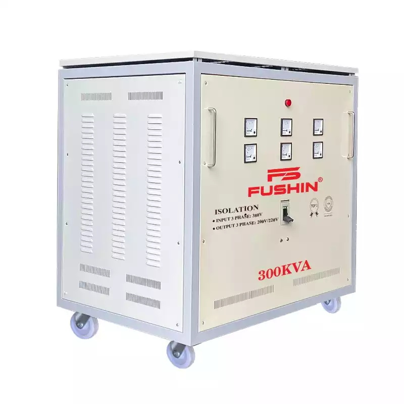 Biến Áp Cách Ly 3 Pha 300KVA FUSHIN Vào 380V Ra 200V-220V Thông Dụng - Hình 2