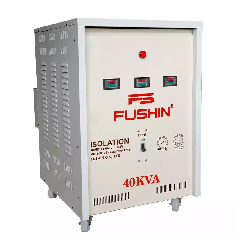 Biến Áp Cách Ly 3 Pha 40KVA FUSHIN Vào 380V Ra 200V-220V Thông Dụng - Hình 2