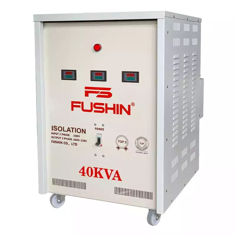Biến Áp Cách Ly 3 Pha 40KVA FUSHIN Vào 380V Ra 200V-220V Thông Dụng - Hình 3