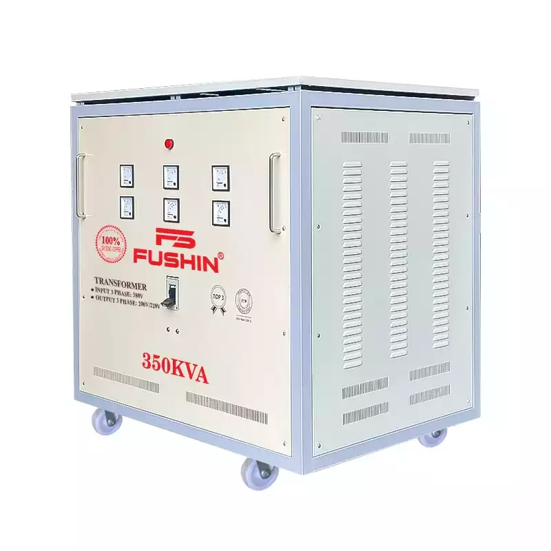 Biến Áp Tự Ngẫu 3 Pha 350KVA FUSHIN Vào 380V Ra 200V-220V Dây Đồng - Hình 3