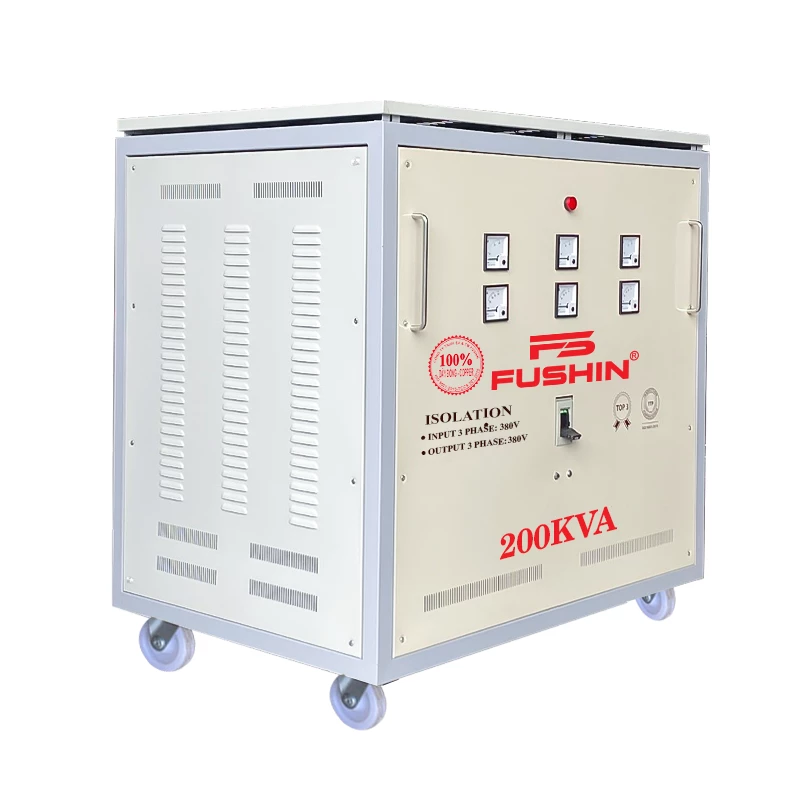 Biến Áp Cách Ly 3 Pha 380V Ra 380V 200KVA FUSHIN Dây Đồng - Hình 2