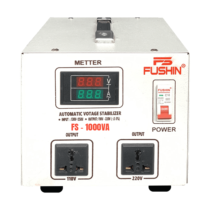 Ổn áp 1Pha 1KVA dải 130V~250V